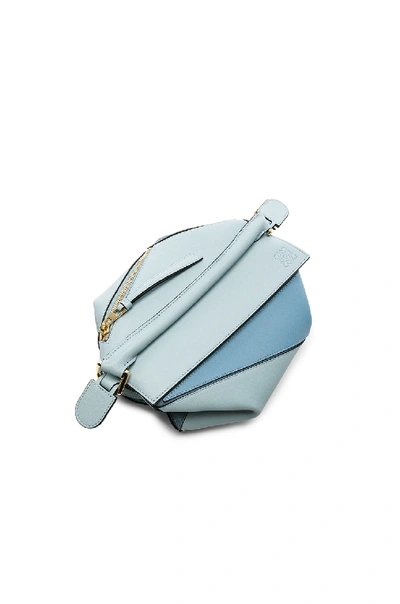 Shop Loewe Small Puzzle Bag In Blue