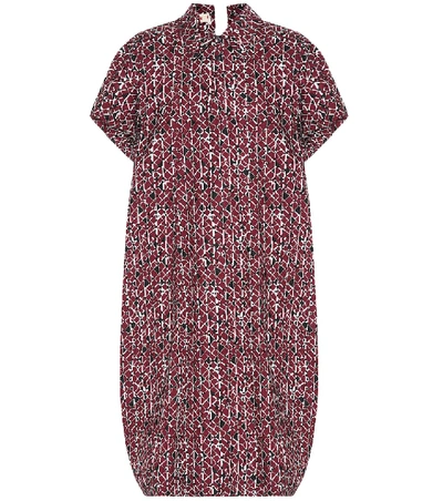 Shop Marni Printed Cotton Dress In Female