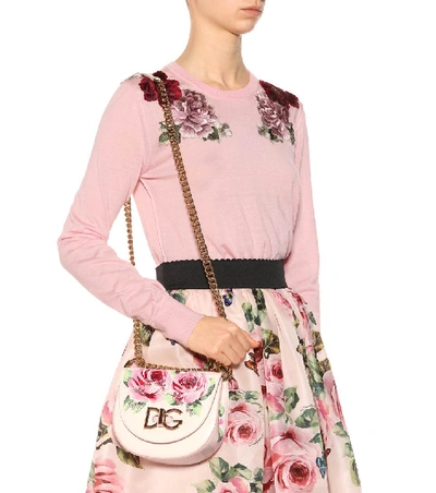 Shop Dolce & Gabbana Wifi Leather Shoulder Bag