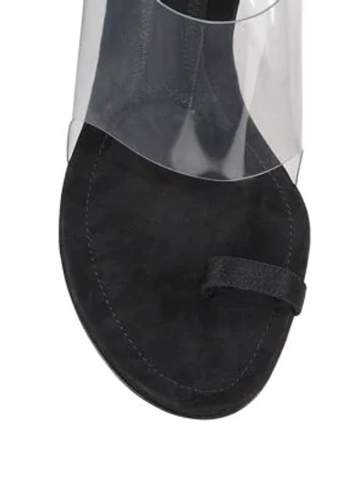 Shop Alexander Wang Kaia Pvc High Heel Sandals In Black