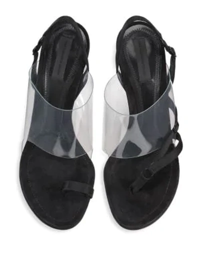 Shop Alexander Wang Kaia Pvc High Heel Sandals In Black