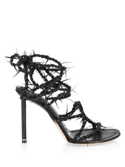 Shop Alexander Wang Lexie Barbed Wire High Stilettos In Black