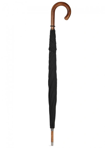 Shop Fox Umbrellas Black Solid Wood Umbrella