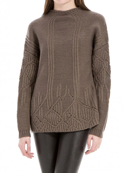 Shop Leon Max Heathered Wool And Alpaca Pullover Sweater