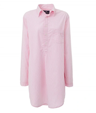 Shop Lexington Nightshirt Xl In White/pink