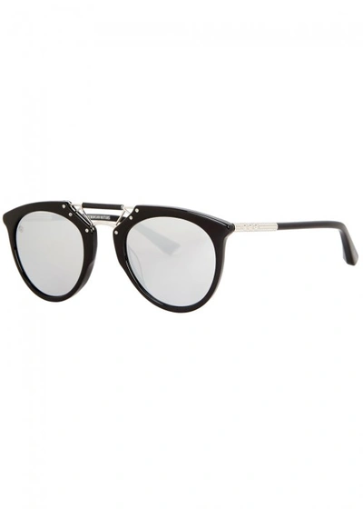 Shop Taylor Morris Eyewear H.f.s Black Polarised Sunglasses