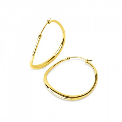 Shop Dinny Hall Wave Large Hoops