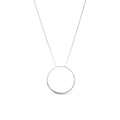 Shop Dinny Hall Signature Large Halo Pendant In Silver