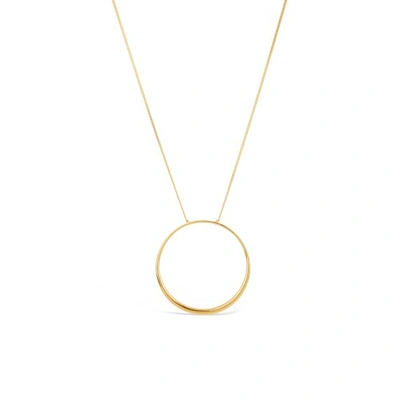 Shop Dinny Hall Signature Large Halo Pendant In Gold