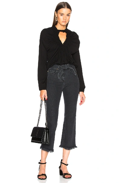 Shop Rachel Comey Siphon Top In Black