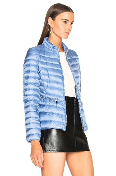 Shop Moncler Agate Jacket In Blue
