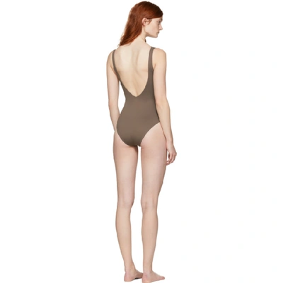 Shop Her Line Brown Ester One-piece Swimsuit