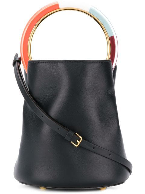 Marni Pannier Bucket Bag In Black | ModeSens