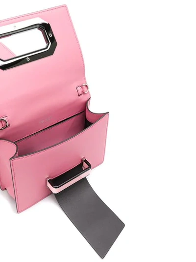 Shop Prada Strap Closure Shoulder Bag In Pink