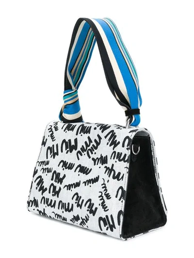 Shop Miu Miu Monogram Shoulder Bag