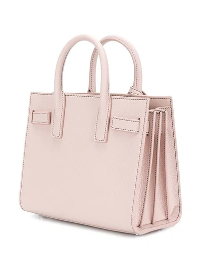 Shop Saint Laurent Nano Sac De Jour Bag - Pink In Pink & Purple