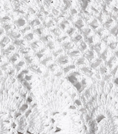 Shop Anna Kosturova Filigree Crocheted Cotton Top In White