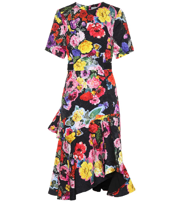 Preen By Thornton Bregazzi Elizabeth Floral-Printed Dress In ...