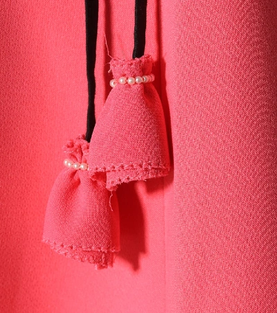 Shop Huishan Zhang Crêpe Dress In Pink