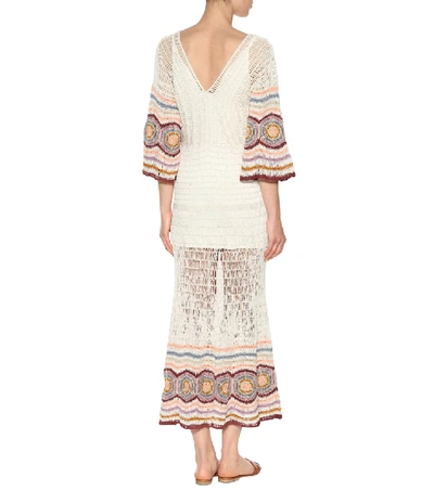 Shop Anna Kosturova Carly Cotton Dress In Multicoloured