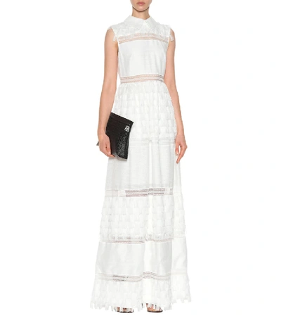 Shop Huishan Zhang Sleeveless Dress In White