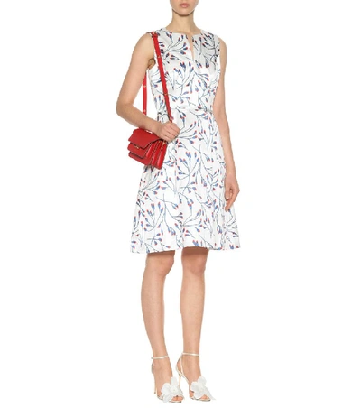 Shop Carolina Herrera Sleeveless Cotton And Silk Dress