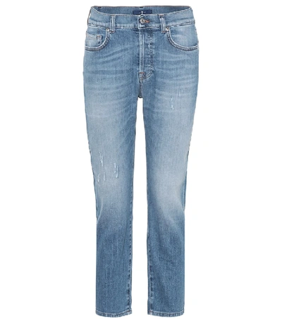 Shop 7 For All Mankind Josefina Mid-rise Cropped Jeans