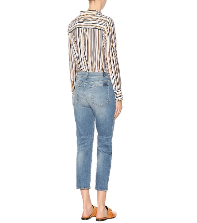 Shop 7 For All Mankind Josefina Mid-rise Cropped Jeans