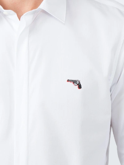 Shop Neil Barrett Gun Badge Shirt