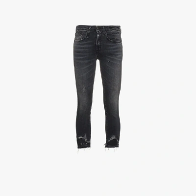 Shop R13 Jenny Skinny Jeans In Black