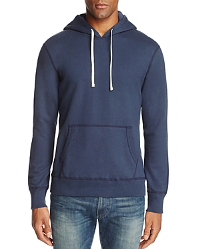Shop Reigning Champ Hooded Sweatshirt In Steel Blue