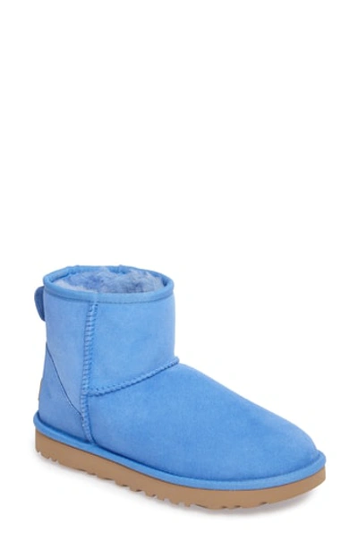 Shop Ugg 'classic Mini Ii' Genuine Shearling Lined Boot In Spruce Suede