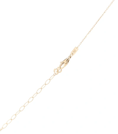 Shop Gucci Le Marché Des Merveilles 18kt Gold Necklace With Diamonds And Opal