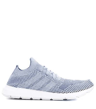 Shop Adidas Originals Swift Run Primeknit Sneakers In Grey
