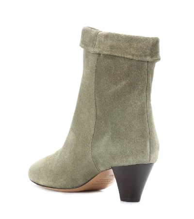 Shop Isabel Marant Dyna Suede Ankle Boots