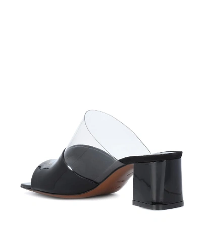 Shop Neous Vanilla Patent Leather Sandals In Black