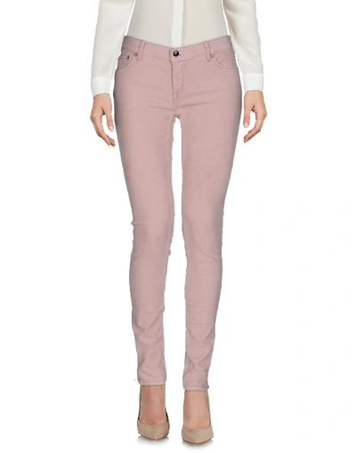Shop Evisu Casual Pants In Light Pink