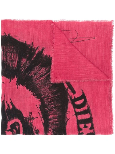 Shop Diesel Swillot-c Scarf - Red