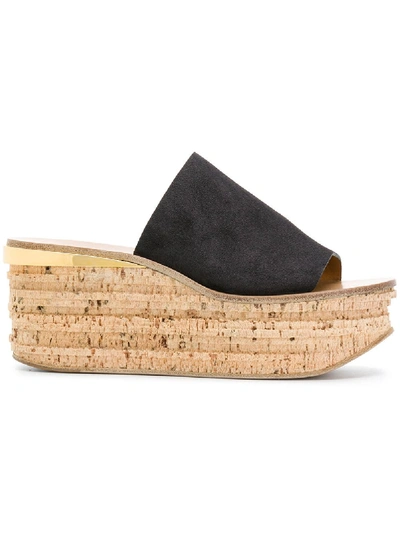 Shop Chloé Camille Wedge Mules