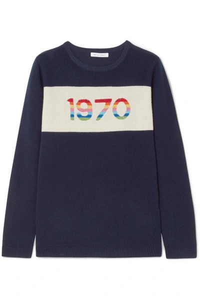 Shop Bella Freud 1970 Metallic Cashmere Sweater