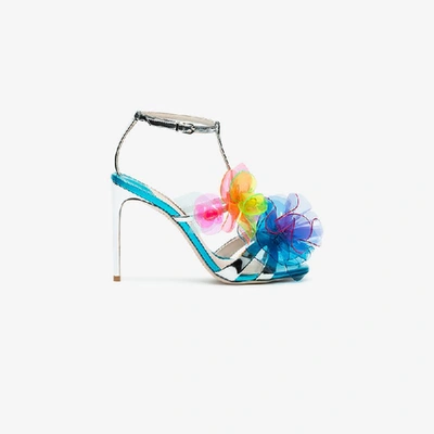 Shop Sophia Webster Jumbo Lilico 100 Pvc Sandals In Multicolour
