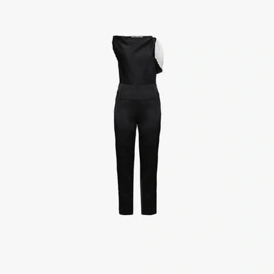 Shop Roland Mouret Dunwich Jumpsuit In Black
