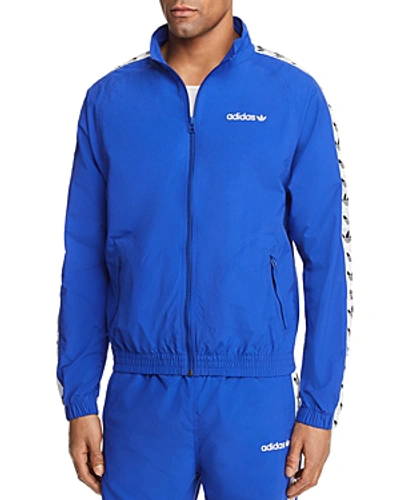 Shop Adidas Originals Tnt Wind Zip-track Jacket In Bold Blue