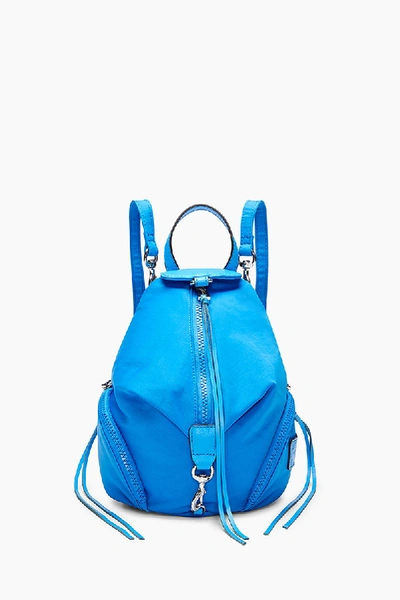 Shop Rebecca Minkoff Blue Iris Convertible Mini Julian Backpack |