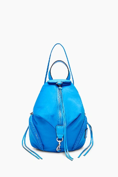 Shop Rebecca Minkoff Blue Iris Convertible Mini Julian Backpack |