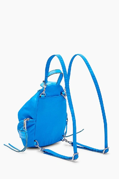 Shop Rebecca Minkoff Blue Iris Convertible Mini Julian Backpack |