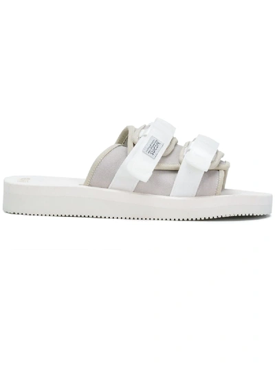 Shop Suicoke Strapped Sandals - White