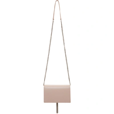 Shop Saint Laurent Pink Kate Tassel Chain Wallet Bag In 6951 Marble