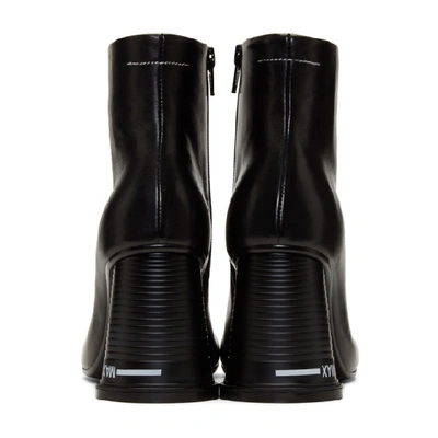 Shop Mm6 Maison Margiela Black Cup To Go Ankle Boots In 964 Black