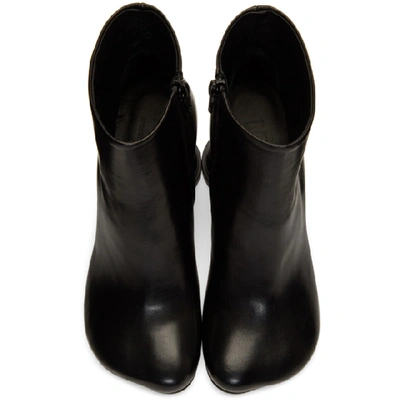 Shop Mm6 Maison Margiela Black Cup To Go Ankle Boots In 964 Black